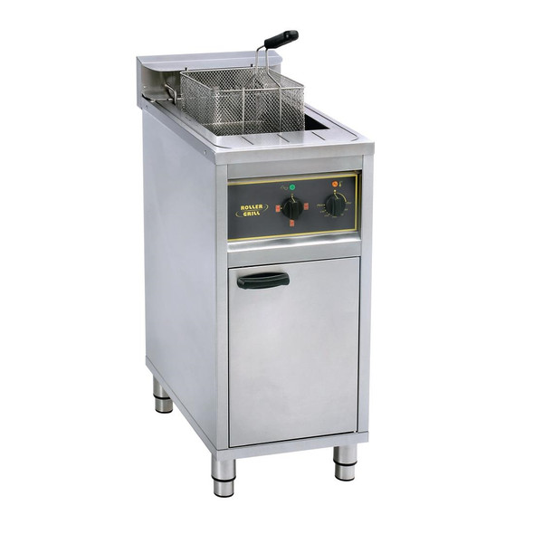 Roller Grill Single Tank Single Basket Free Standing Electric Fryer RFE16C GP312