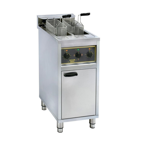 Roller Grill Twin Tank Twin Basket Free Standing Electric Fryer RFE20C GP313