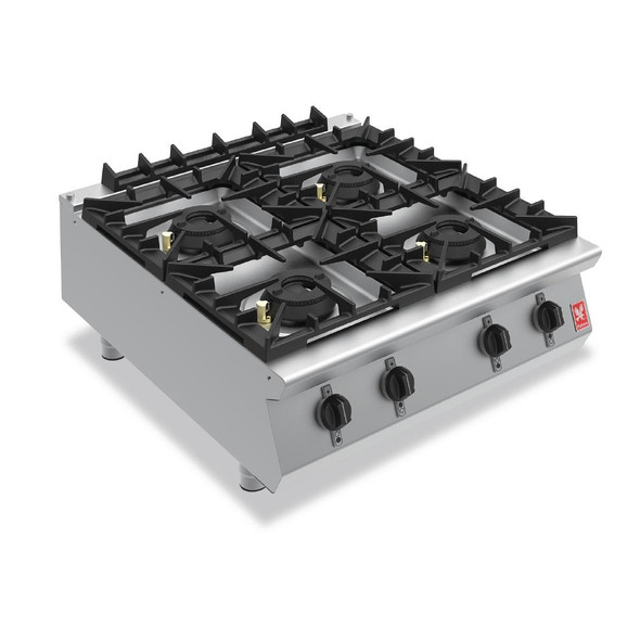 Falcon F900 Four Burner Countertop Boiling Hob Natural Gas G9084 GR402-N