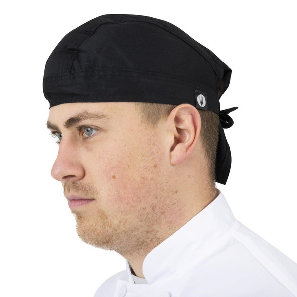 Chef Works Headwrap Black A702