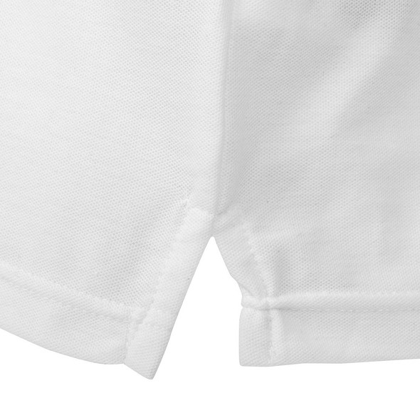 Unisex Polo Shirt White L A734-L