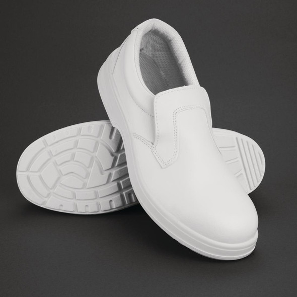 Lites Unisex Safety Slip On White Size 38 A801-38