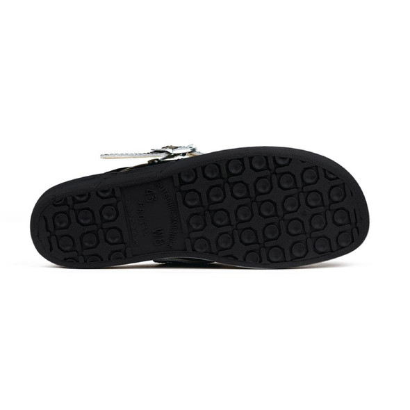 Abeba Microfibre Clogs Black Size 47 A898-47