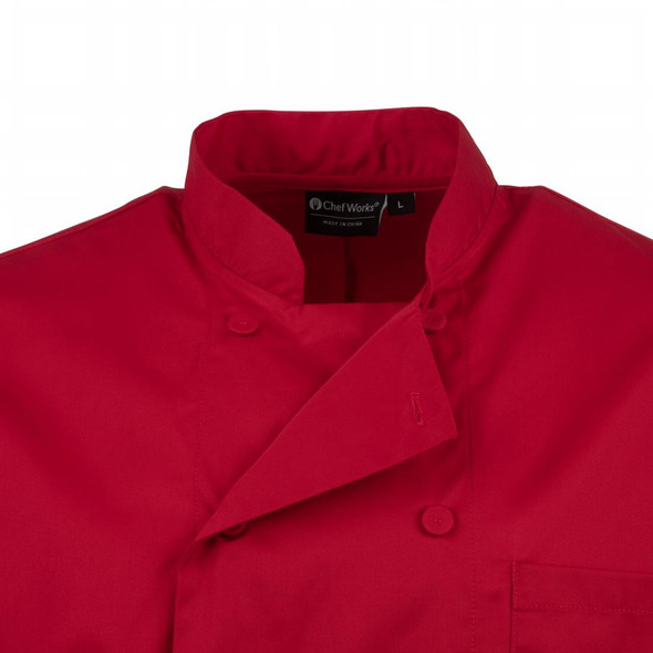 Chef Works Unisex Chefs Jacket Red S B106-S
