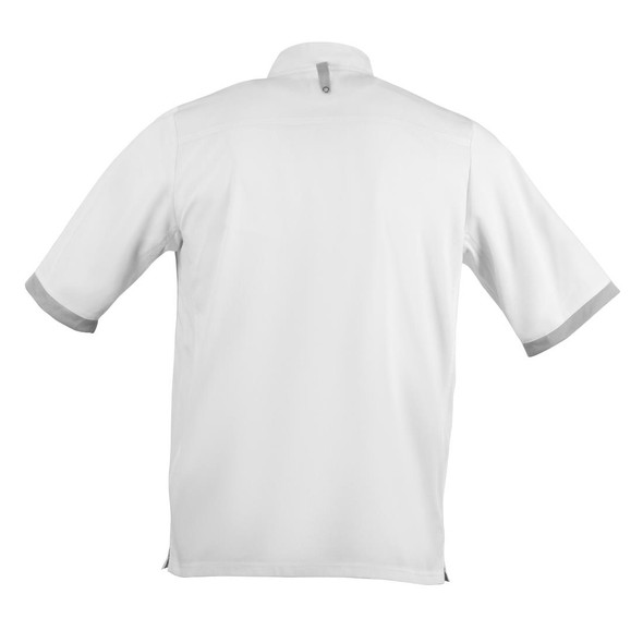 Southside Unisex Chefs Jacket Short Sleeve White M B998-M