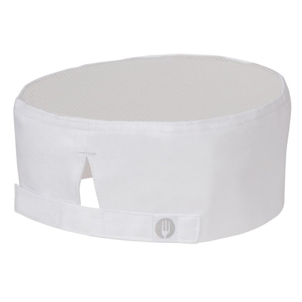 Chef Works Recycled Cool Vent Beanie White BA044