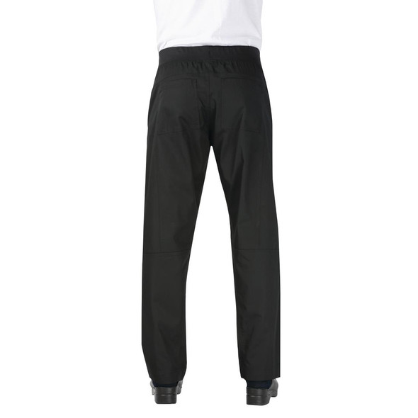 Chef Works Men's Lightweight Slim Trouser Black Size M BB301-M