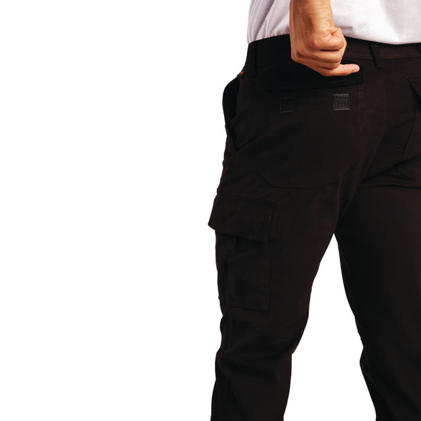 Stretch Slim Combat Trousers Black 32 BB463-32