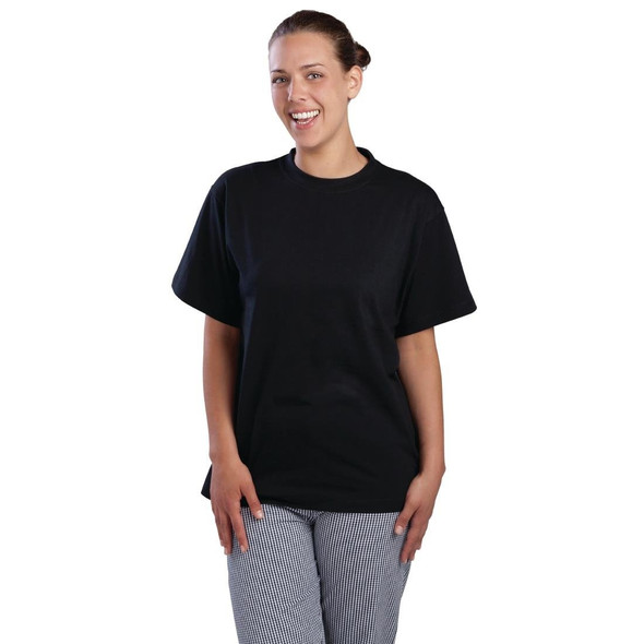 Nisbets Essentials T-Shirts Black Small BB478-S