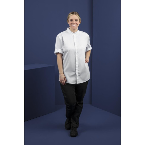 Southside Band Collar Chefs Jacket White Size XL BB702-XL