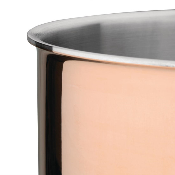 Vogue Induction Tri Wall Copper Saucepan 180mm CM675