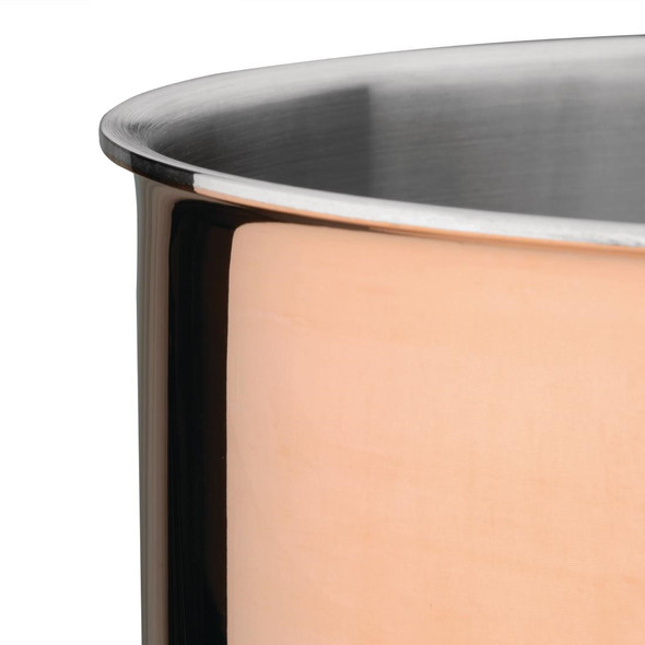 Vogue Induction Tri Wall Copper Saucepan 160mm CT998