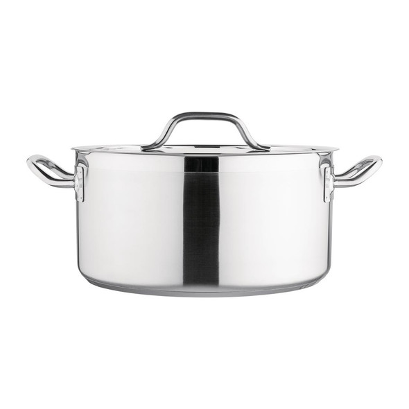 Nisbets Essentials Stainless Steel Stew Pot 12Ltr DB255