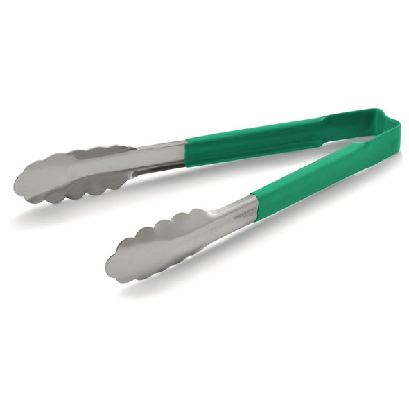 Vollrath Green Utility Grip Kool Touch Tong 12" DC254