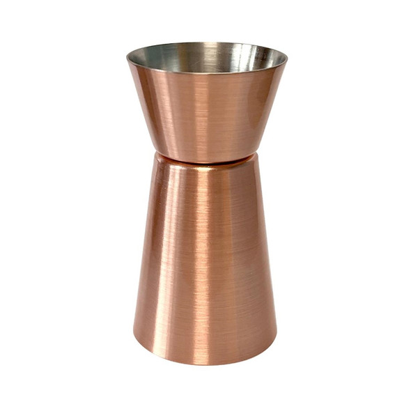 Beaumont Professional Stainless Steel Jigger Copper Plated 25/50ml CZ351