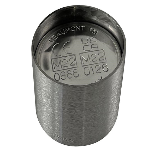 Beaumont Stainless Steel Thimble Measure CE Marked 35.5ml CZ356