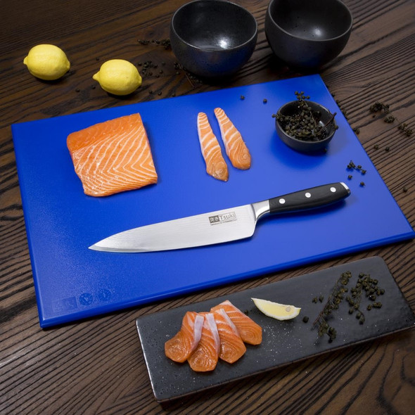 Hygiplas Anti Microbial High Density Blue Chopping Board F159