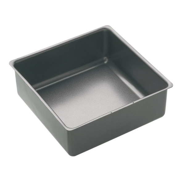 Masterclass Non-Stick Deep Loose Base Square Cake Pan 250mm FC350