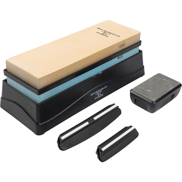 Rockingham Forge Ceramic Stone Combination (Coarse/ Medium) Sharpening Kit FW537