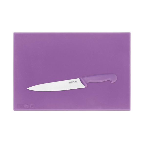 Hygiplas High Density Chopping Board Purple - 450x300x12mm FX101