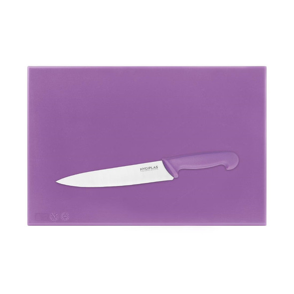 Hygiplas High Density Chopping Board Purple - 450x300x25mm FX102