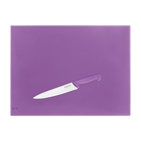Hygiplas High Density Chopping Board Purple - 600x450x12mm FX103