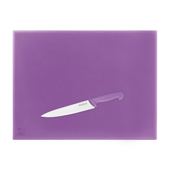 Hygiplas High Density Chopping Board Purple - 600x450x25mm FX104