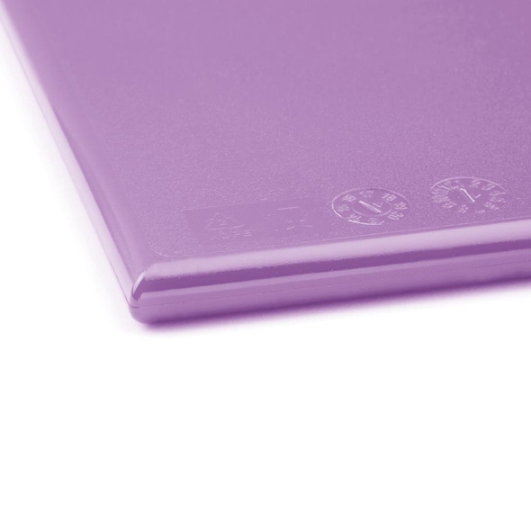 Hygiplas Anti-bacterial High Density Chopping Board Purple - 450x300x10mm FX105