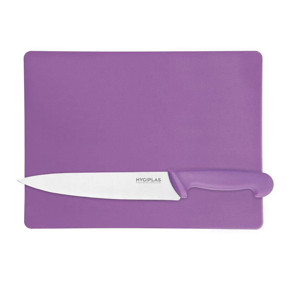 Hygiplas Low Density Chopping Board Small Purple - 229x305x12mm FX106