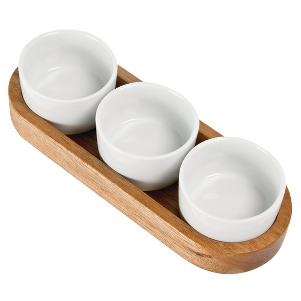 Olympia Wooden Condiments Tray GH308