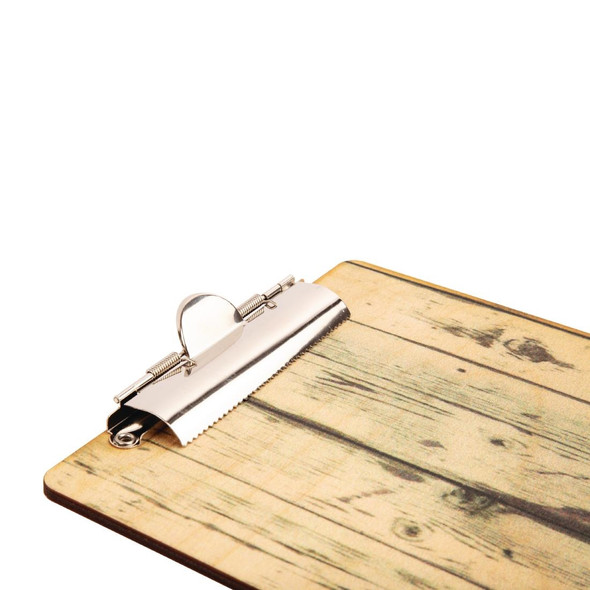 Wood Effect Menu Clipboard A5 GM301