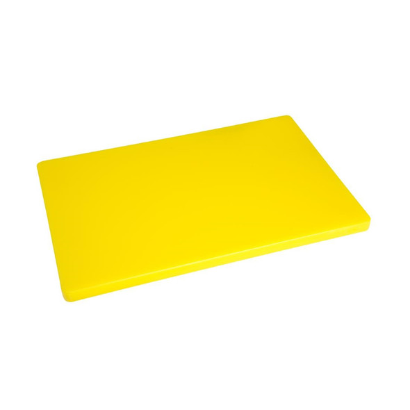 Hygiplas Extra Thick Low Density Yellow Chopping Board Large HC884