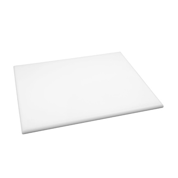 Hygiplas Extra Thick High Density White Chopping Board Large J044