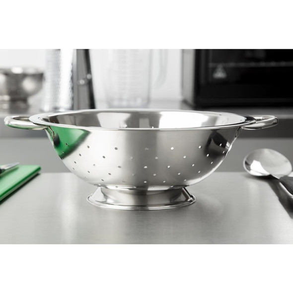 Vogue Stainless Steel Colander 11.5" K347