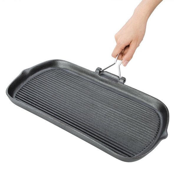 Vogue Cast Iron Grill Pan K417