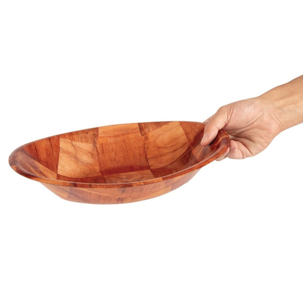 Olympia Oval Wooden Bowl Small L092