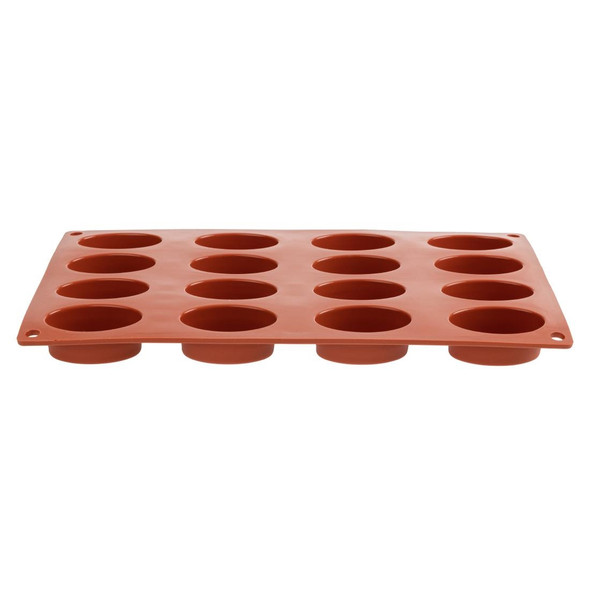 Pavoni Formaflex Silicone Oval Mould 16 Cup N951