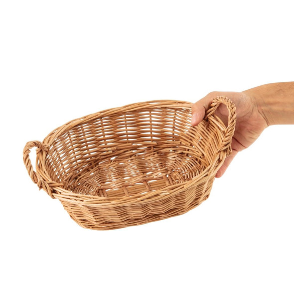 Olympia Willow Large Oval Table Basket P763