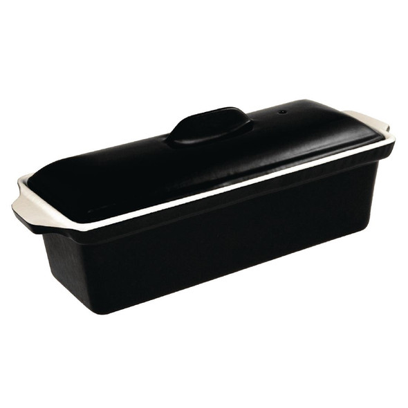 Vogue Black Cast Iron Pate Terrine Mould 1.7Ltr U560