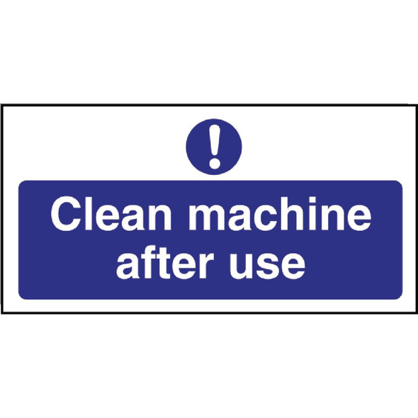 Vogue Clean machine after use Sign W371