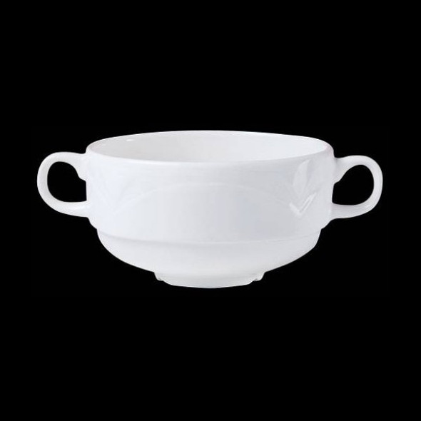 Steelite Bianco Soup Cup With Handles 28.5cl 10oz 36 Pack