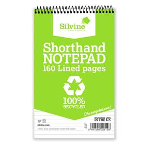 Value Range Shorthand Notepad Wirebound 12 Pack