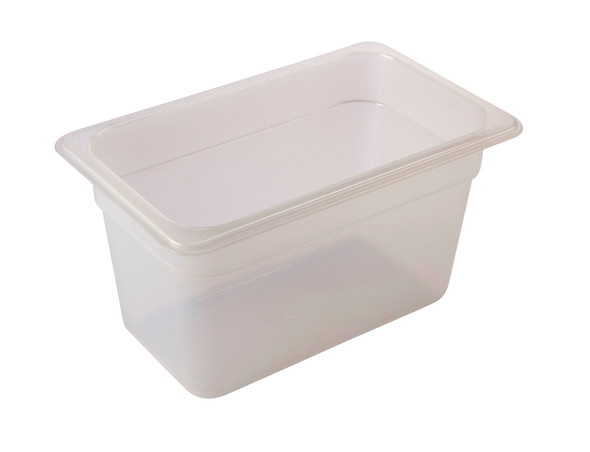 1/4 -Polypropylene GN Pan 100mm Clear 6 Pack