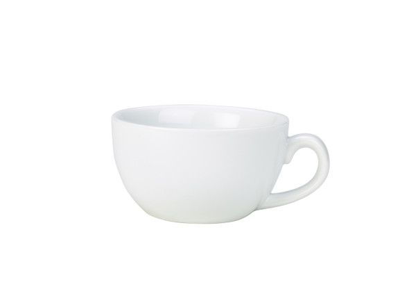 Genware Porcelain Bowl Shaped Cup 40cl/14oz 6 Pack