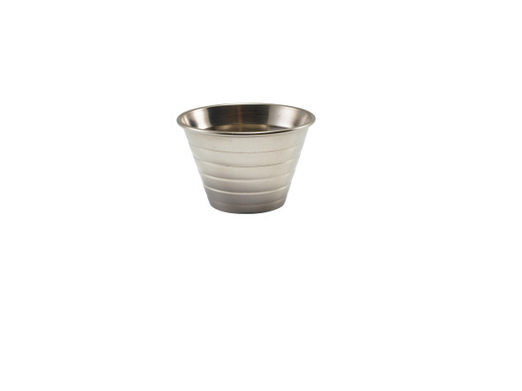 GenWare Stainless Steel Ribbed Ramekin 114ml/4oz 24 Pack