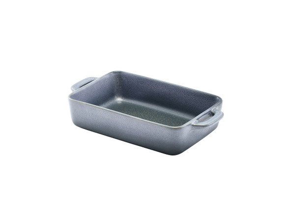 Forge Graphite Stoneware Rectangular Dish 16 x 10.5 x 4cm 6 Pack