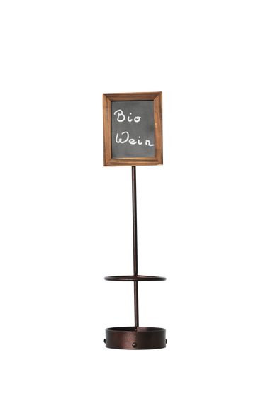 Wine Bottle x1 Chalk Board Display 45 x 10.5cm