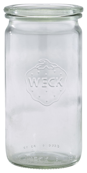 WECK Cylindrical Jar 34cl/12oz 6cm (Dia) 12 Pack