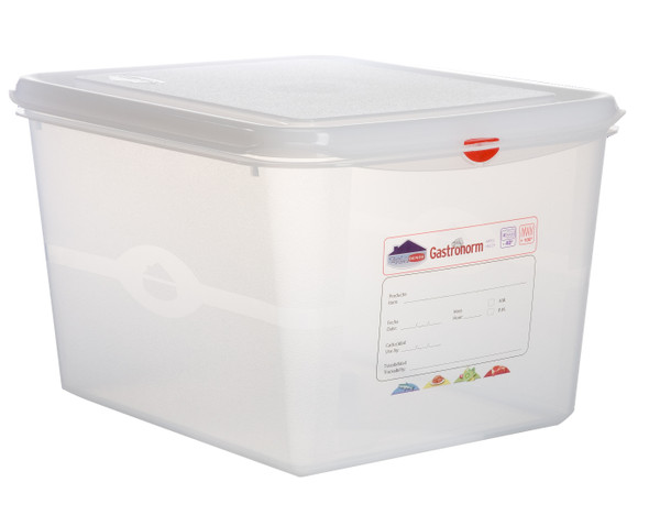 GN Storage Container 1/2 200mm Deep 12.5L 6 Pack