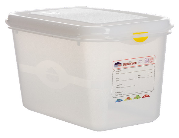 GN Storage Container 1/4 150mm Deep 4.3L 6 Pack